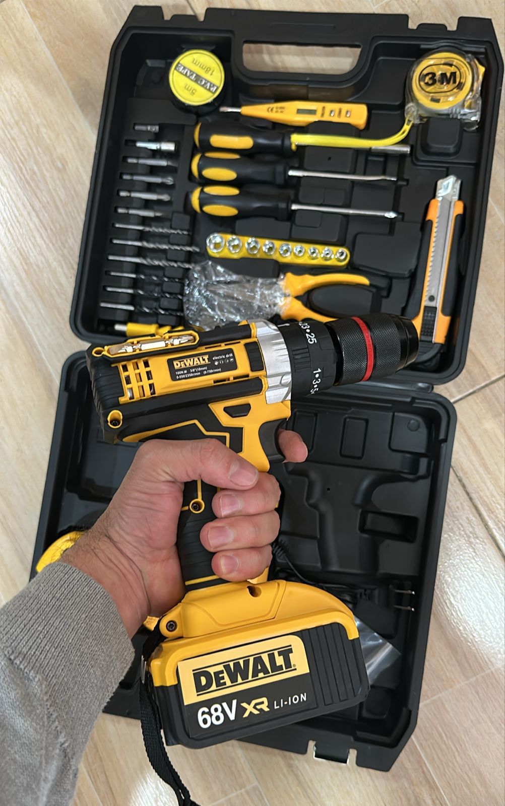 🔥 Potencia Real 68V | 1/2" Mandril Metálico 💪 + 34 Accesorios Premium 🧰