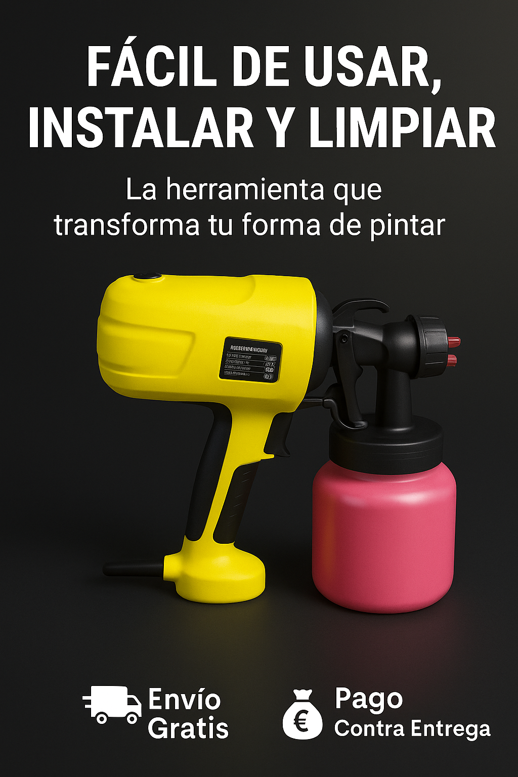 💸⚡ Ahorra tiempo y pintura con tecnología de pulverizado