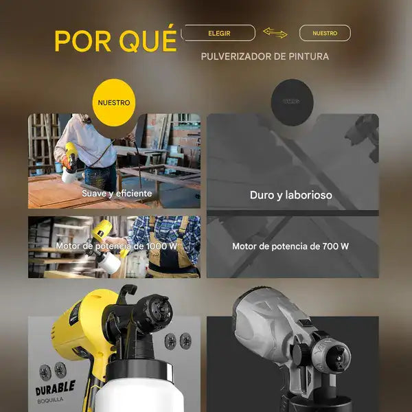 💸⚡ Ahorra tiempo y pintura con tecnología de pulverizado