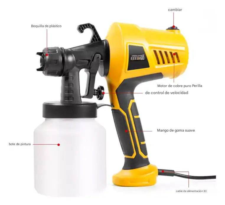 💸⚡ Ahorra tiempo y pintura con tecnología de pulverizado