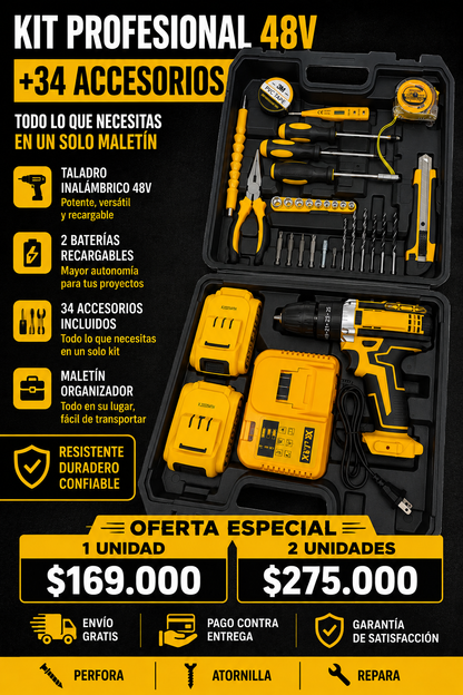34 accesorios percutor