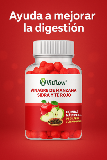 Gomitas Naturales de Vinagre de Manzana 🍏✨ 160 g