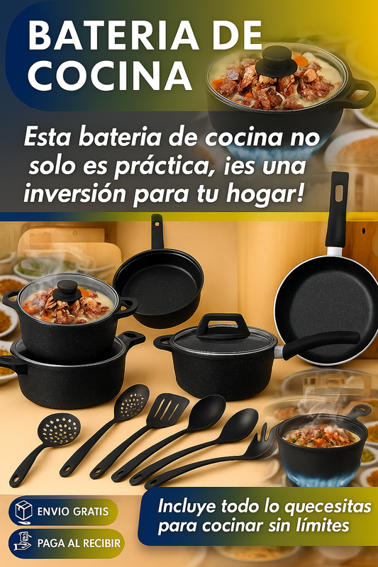 Edición Limitada 13 Piezas – Juego de Cocina Premium
