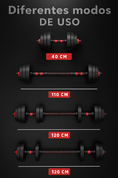 💪 Cambia tu rutina desde casa → Kit de entrenamiento 20 KG profesional 🔥 (Copy)