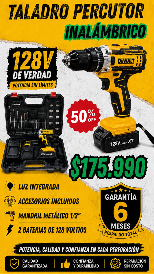 TALADRO PERCUTOR DE 1/2