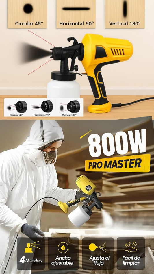 🎨 Pintura Pro Master – Tecnología de pulverizado que rinde el doble