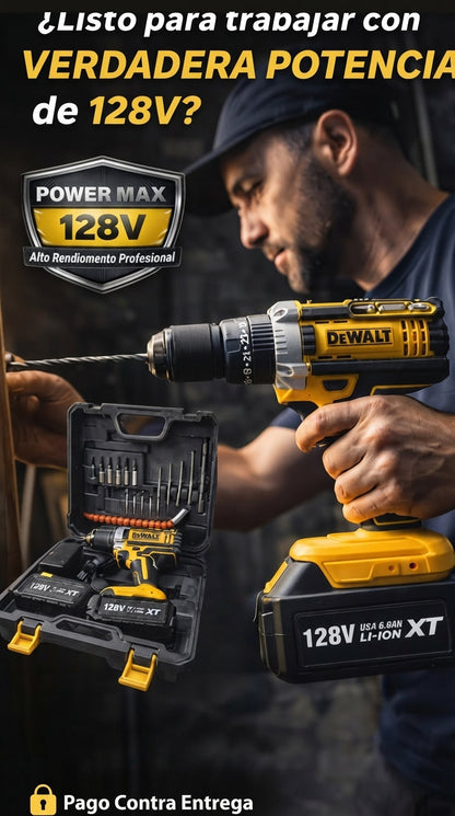 taladro 128v AMARILLO