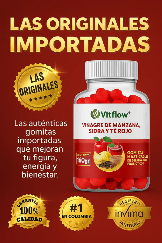 Gomitas Naturales de Vinagre de Manzana 🍏✨ 160 g